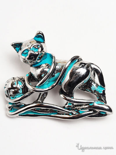 Брошь Fransua Ardy, цвет серебряный