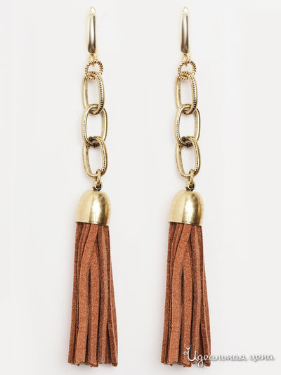 Серьги Fransua Ardy, цвет коричневый