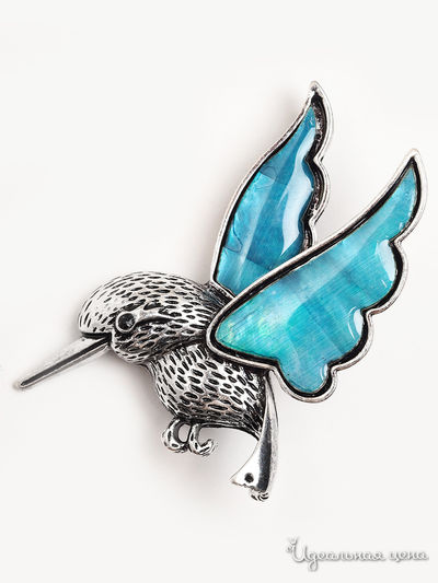 Брошь Fransua Ardy, цвет серебряный