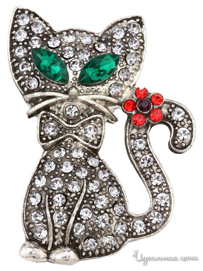 Брошь Fransua Ardy, цвет серебряный