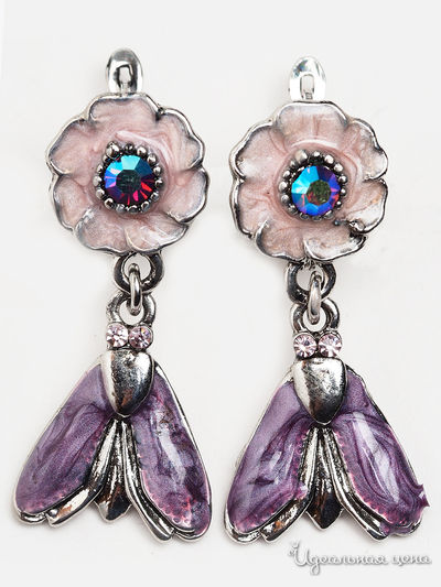 Серьги Fransua Ardy, цвет фиолетовый