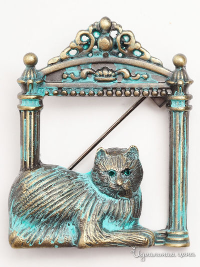 Брошь Fransua Ardy, цвет бронзовый