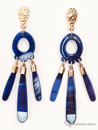 Серьги Fransua Ardy, цвет синий