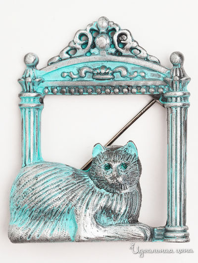 Брошь Fransua Ardy, цвет серебряный