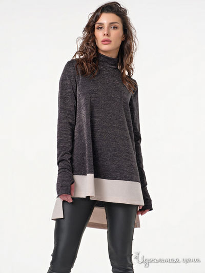 Туника Fly, цвет серебристый, черный