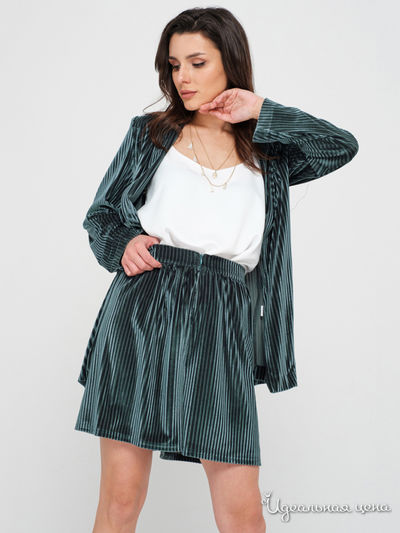 Костюм: жакет и шорты Fly, цвет зеленый