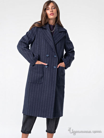 Пальто Fly, цвет темно-синий