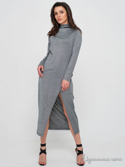 Платье Fly, цвет темно-серебристый