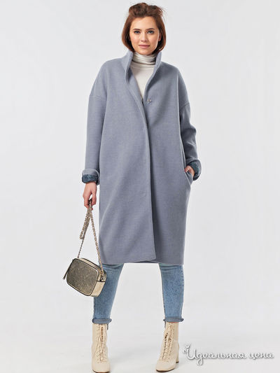 Пальто Fly, цвет серо-голубой