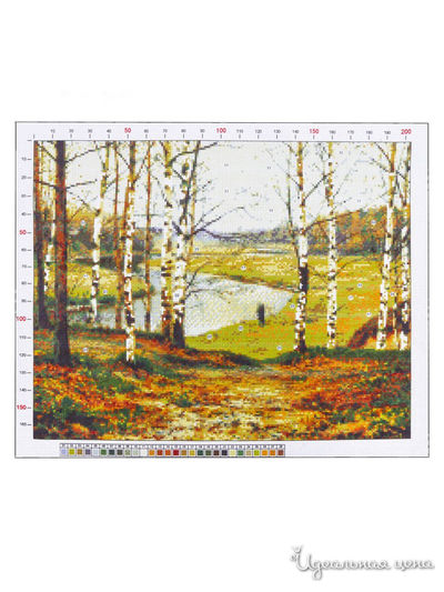 Канва для вышивания с рисунком «Волков Ефим. Октябрь», 47 х 39 см Арт Узор