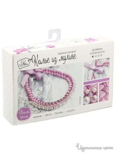 Колье из мулине, набор для создания, 6 × 13 × 6 см Арт Узор