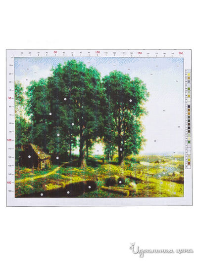 Канва для вышивания с рисунком «Клодт. Дубовая роща», 47 х 39 см Арт Узор