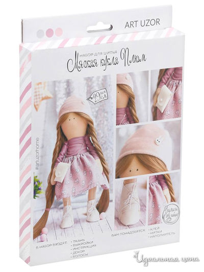 Интерьерная кукла «Плюм», набор для шитья, 18 × 22 × 3,6 см Арт Узор