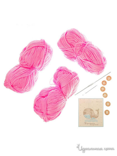 Интерьерная подушка «Розовые сны», набор для вязания, 14 × 21 × 8 см Арт Узор