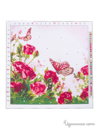 Канва для вышивания с рисунком «Сад», 41 х 41 см Арт Узор