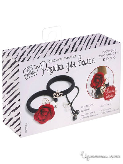 Резинки для волос «Королевский», набор для создания, 12 × 18 × 4 см Арт Узор
