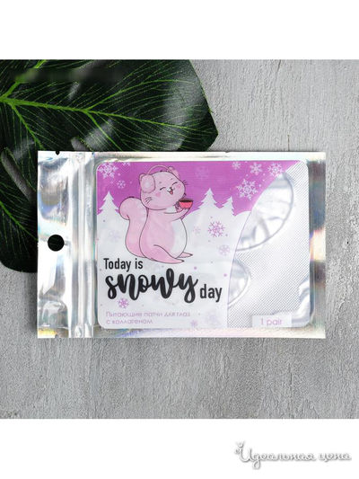 Патчи для глаз гидрогелевые Today is snowy day, коллаген, Beauty Fox