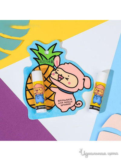 Бальзам для губ Сочный ананас,  4 г, Beauty Fox