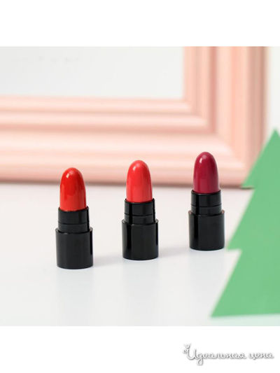 Набор маленьких помад для губ Meowy catmas: 3 цвета, Beauty Fox