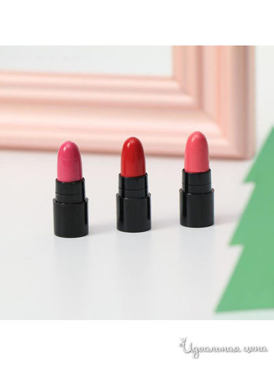 Набор маленьких помад для губ "Hello, winter!", 3 цвета, Beauty Fox