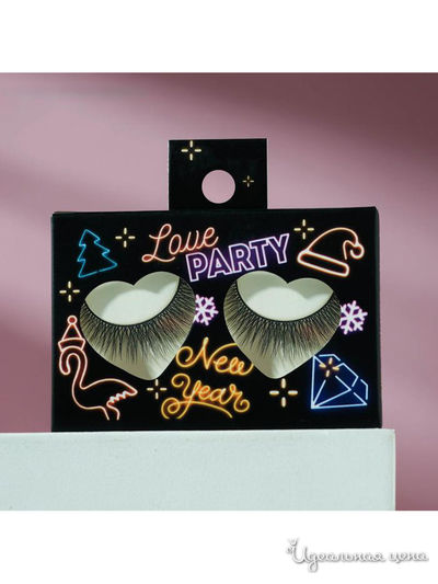 Накладные ресницы с клеем New Year Party, Beauty Fox