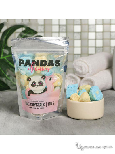 Соляные кристаллы PANDAS dreams, 100 г, Beauty Fox