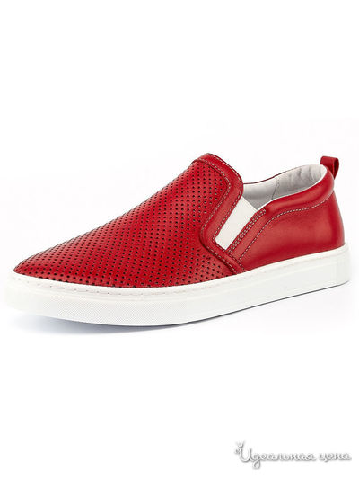Слипоны NOVAK, цвет красный