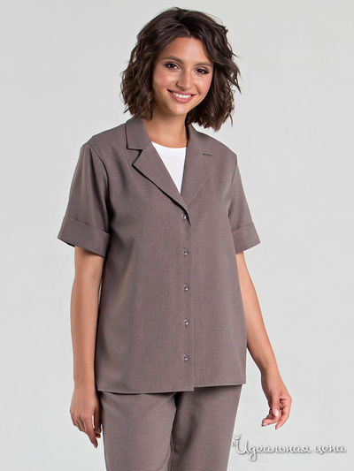 Блуза MariKo, цвет коричневый