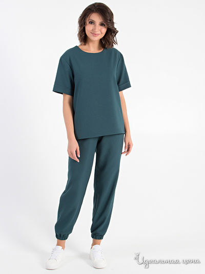 Блуза MariKo, цвет изумрудный