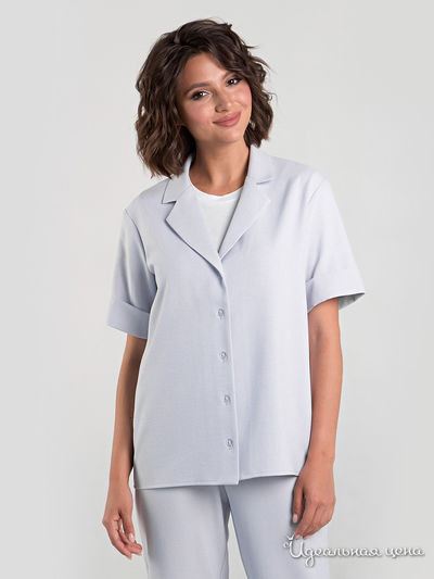 Блуза MariKo, цвет светло-серый