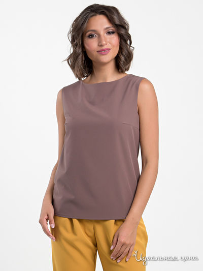 Топ MariKo, цвет коричневый