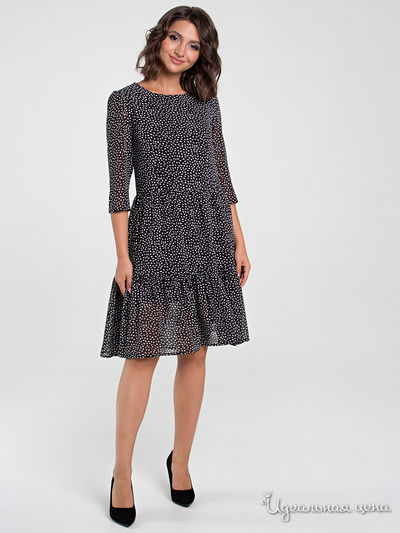 Платье MariKo, цвет черный, белый