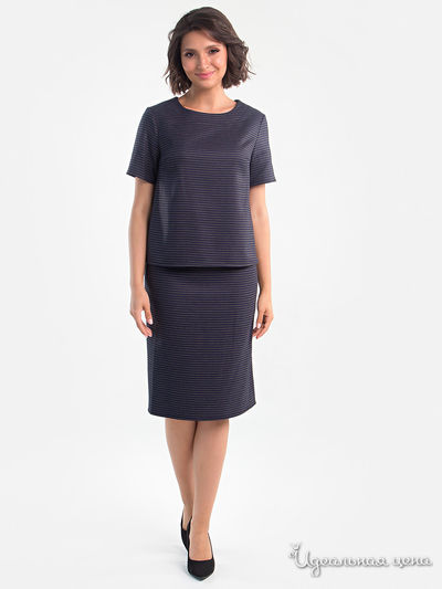 Костюм MariKo, цвет темно-синий, коричневый