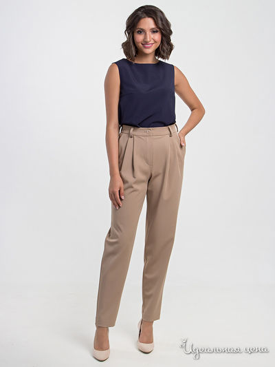 Брюки MariKo, цвет темно-бежевый