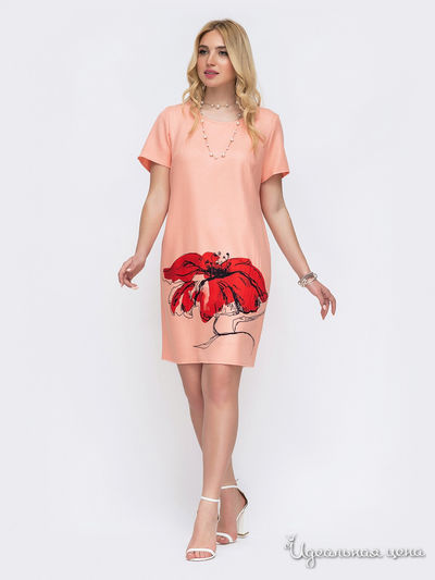 Платье Dressa, цвет бледно-розовый