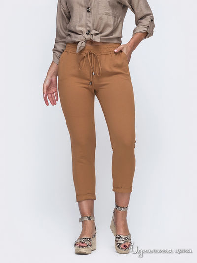 Брюки Dressa, цвет коричневый