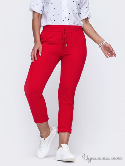Брюки Dressa, цвет красный