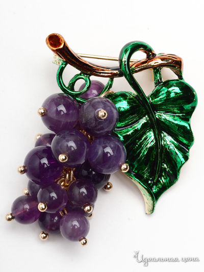 Брошь Chantal, цвет сиреневый