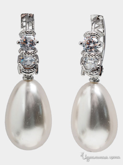 Серьги Chantal, цвет белый