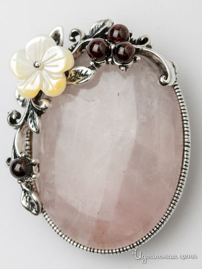 Брошь Chantal, цвет розовый