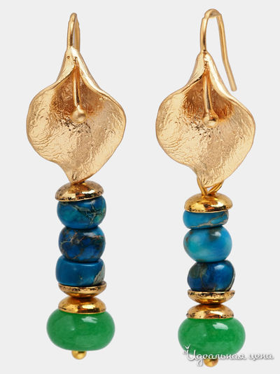 Серьги Chantal, цвет синий, зеленый