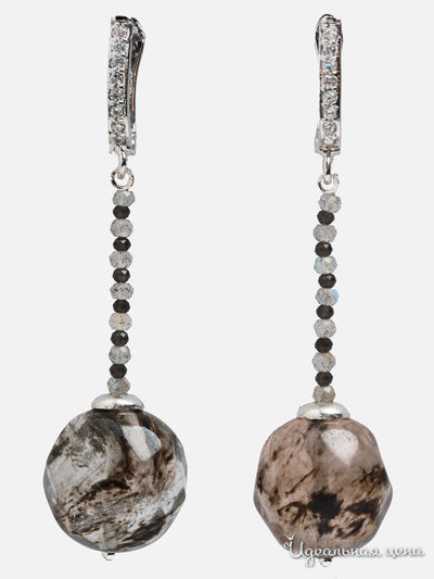 Серьги Chantal, цвет серый