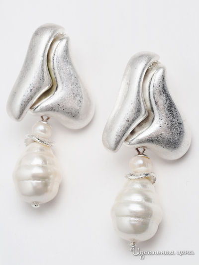 Серьги Chantal, цвет белый