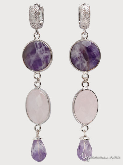 Серьги Chantal, цвет сиреневый