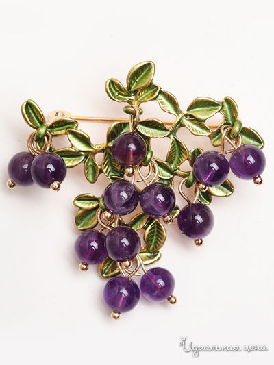 Брошь Chantal, цвет фиолетовый