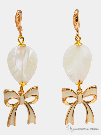 Серьги Chantal, цвет белый