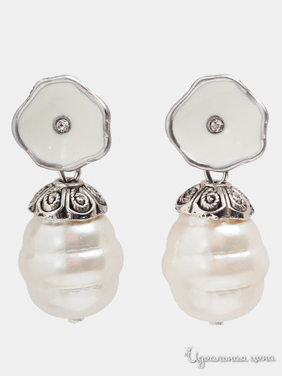 Серьги Chantal, цвет белый