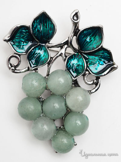 Брошь Chantal, цвет зеленый