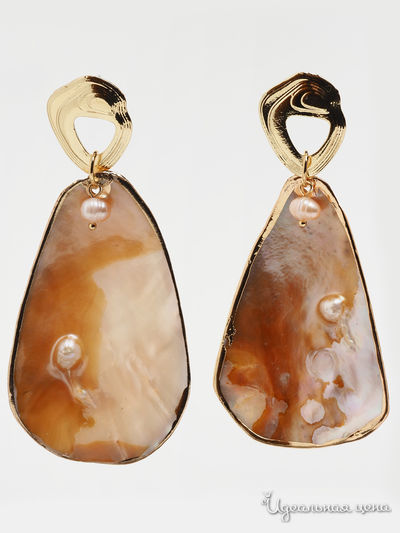 Серьги Chantal, цвет золотой