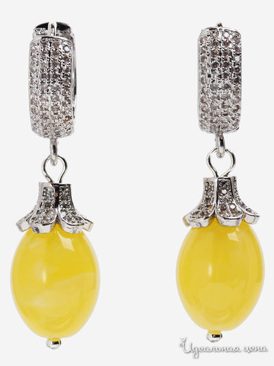 Серьги Chantal, цвет желтый